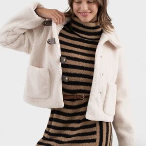 Moon River Cream Sherpa / Teddy Jacket